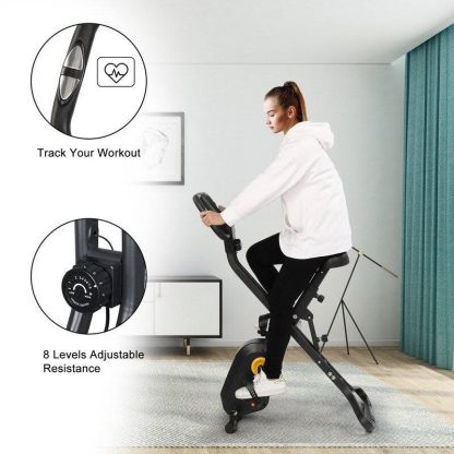 Cycling |  Home Folding Exercise Bike Black Cycling Cycling