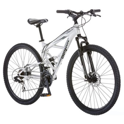 Cycling |  Impasse Full Suspension Mountain Bike, 18′ Aluminum Frame, 29-Inch Wheels, Front and Rear Disc Brakes, 21-Speed Rear Deraileur Cycling Cycling