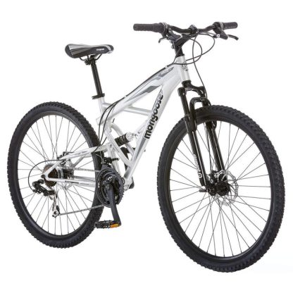 Cycling |  Impasse Full Suspension Mountain Bike, 18′ Aluminum Frame, 29-Inch Wheels, Front and Rear Disc Brakes, 21-Speed Rear Deraileur Cycling Cycling