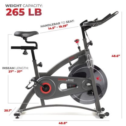 Cycling |  Indoor Cycling Exercise Bike with Magnetic/Felt Resistance & Belt/Chain Drive Optional Bluetooth Connectivity with Cycling Cycling