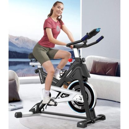 Cycling |  Magnetic Exercise Bike Stationary, Cycling Bike with Bluetooth Sensor Compatible with apps & Ipad Mount, 350LBS Capacity Cycling Cycling