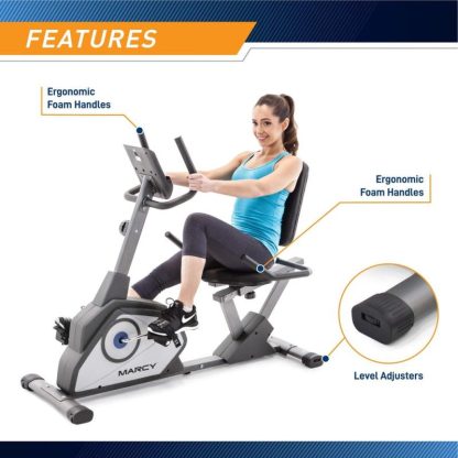 Cycling |  Magnetic Recumbent Exercise Bike with 8 Resistance Levels Cycling Cycling