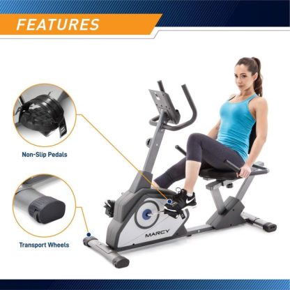 Cycling |  Magnetic Recumbent Exercise Bike with 8 Resistance Levels Cycling Cycling