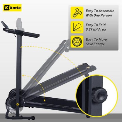 Cycling |  Manual Treadmill Non Electric Treadmill with 10degrees Incline Small Foldable Treadmill Cycling Cycling