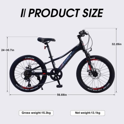 Cycling |  Mountain Bike for Girls and Boys Mountain 20 inch shimano 7-Speed bike Cycling Cycling