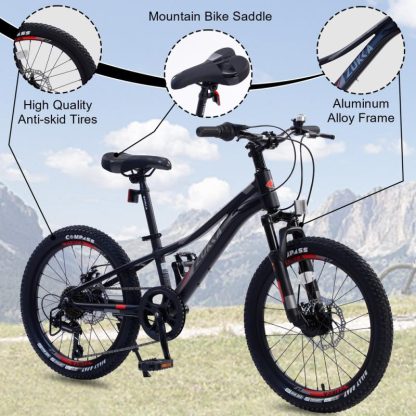 Cycling |  Mountain Bike for Girls and Boys Mountain 20 inch shimano 7-Speed bike Cycling Cycling