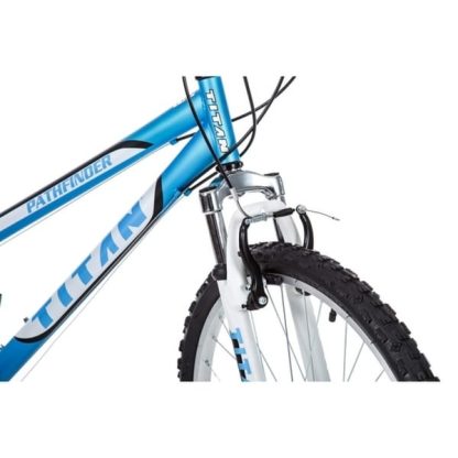 Cycling |  Pathfinder Women’s Mountain Bike, 17-Inch Frame, 21-Speed, Front Shock, Baby Blue Cycling Cycling