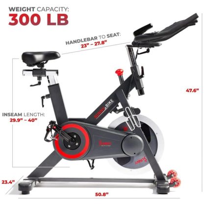 Cycling |  Premium Magnetic Belt Drive Indoor Cycling Stationary Exercise Bikes with Optional SunnyFit App Enhanced Bluetooth Connectivity Cycling Cycling