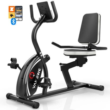 Cycling |  Recumbent Exercise Bike for Adults Seniors, Recumbent Bikes for Home with Magnetic Resistance, Bluetooth and App Connectivity Cycling Cycling