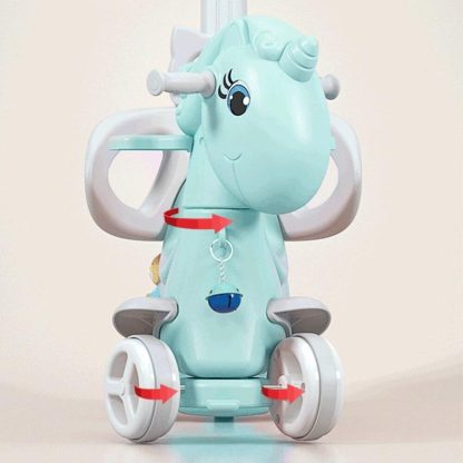 Cycling |  Rocking Horse for Toddlers, Balance Bike Ride On Toys with Push Handle, Balance Board for Baby Kids Cycling Cycling