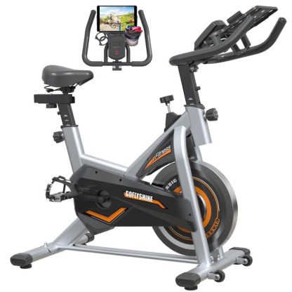 Cycling |  Stationary Exercise Bike for Home Indoor Cycling Bike for Home Cardio Gym,Workout Bike with Ipad Mount & LCD Monitor Cycling Cycling