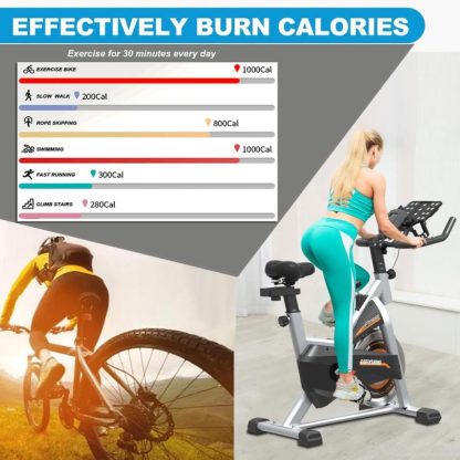 Cycling |  Stationary Exercise Bike for Home Indoor Cycling Bike for Home Cardio Gym,Workout Bike with Ipad Mount & LCD Monitor Cycling Cycling