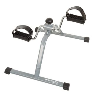 Cycling |  Under-Desk Stationary Bike – Indoor Below-Desk Exercise Pedal Fitness Machine for Physical Therapy by Wakeman (Black and Gray) Cycling Cycling