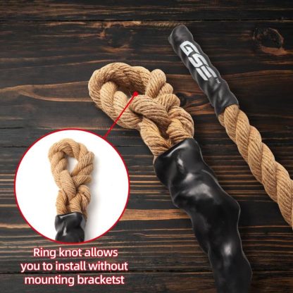 Home Gyms |  1.5″ Gym Climbing Rope, Workout Rope for Indoor/Outdoor and Home Workouts. Great for Climbing Exercises, Strength Training Home Gyms Home Gyms