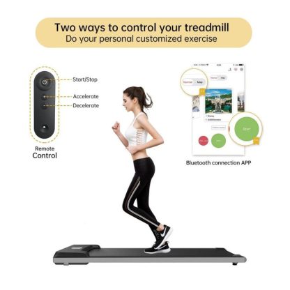 Home Gyms |  2 in 1 Walking Pad Treadmill for Home, Portable Treadmill with Width Belt, Walking Treadmill with 265LBS Capacity Home Gyms Home Gyms