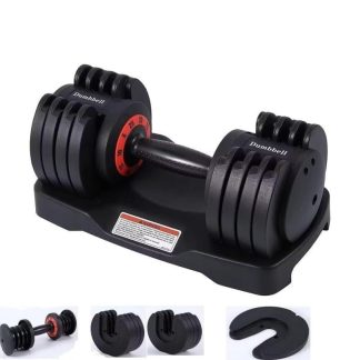 Home Gyms |  25LB Dumbbell Weights Free Weights-Dumbbells for Home Gym Home Gyms Black