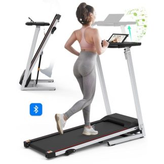 Home Gyms |  265lbs Foldable Treadmill Running Machine, Electric Treadmill Exercise for Small Apartment Home Gym Fitness Jogging Walking Home Gyms Home Gyms