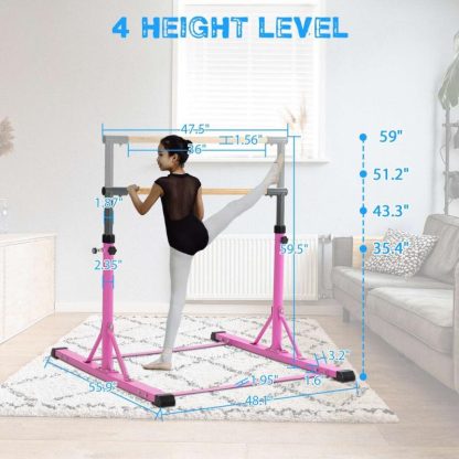 Home Gyms |  300lbs Gymnastics Horizontal Kip Bar Sets for Kids Home Use Home Gyms Home Gyms