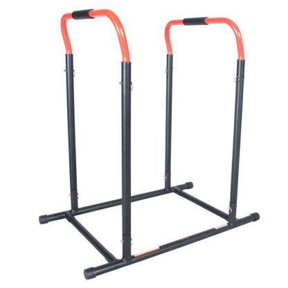 Home Gyms |  Adjustable Dip Stand Station – Home Gyms Black