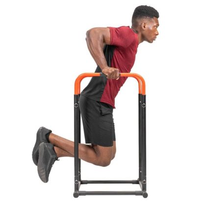 Home Gyms |  Adjustable Dip Stand Station – Home Gyms Black