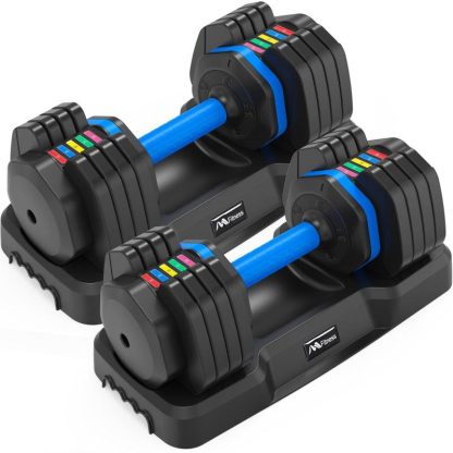 Home Gyms |  Adjustable Dumbbell, Dumbbell with Anti-Slip Handle, Fast Adjust Weight by Turning Handle Exercise Fitness Dumbbell Home Gyms Home Gyms