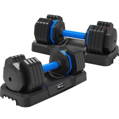 Home Gyms |  Adjustable Dumbbell, Dumbbell with Anti-Slip Handle, Fast Adjust Weight by Turning Handle Exercise Fitness Dumbbell Home Gyms Home Gyms