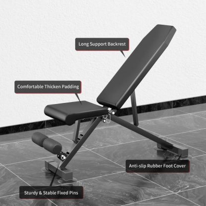 Home Gyms |  Adjustable Incline Decline Exercise Workout Bench Home Gyms Black/Red/Red - Black/Yellow - Black