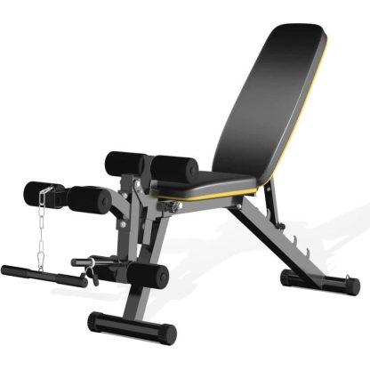 Home Gyms |  Adjustable Incline Decline Exercise Workout Bench Home Gyms Black/Red/Red - Black/Yellow - Black