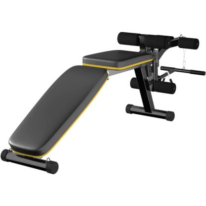 Home Gyms |  Adjustable Incline Decline Exercise Workout Bench Home Gyms Black/Red/Red - Black/Yellow - Black