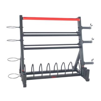 Home Gyms |  All-In-One Weights Storage Rack Home Gyms Black