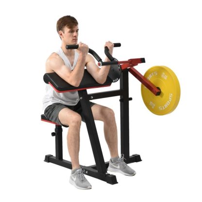 Home Gyms |  Bicep Tricep Curl Machine with Adjustable Seat, Bicep Curls and Tricep Extension Machine Home Gym Home Gyms Home Gyms