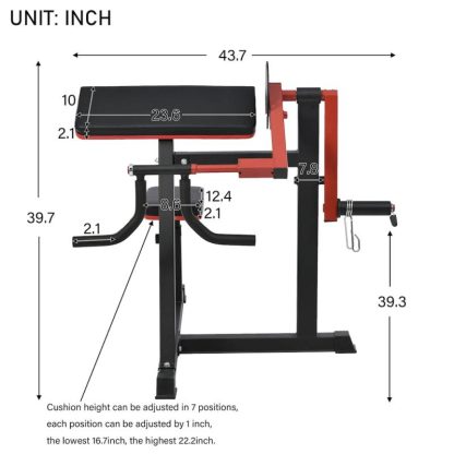 Home Gyms |  Bicep Tricep Curl Machine with Adjustable Seat, Bicep Curls and Tricep Extension Machine Home Gym Home Gyms Home Gyms