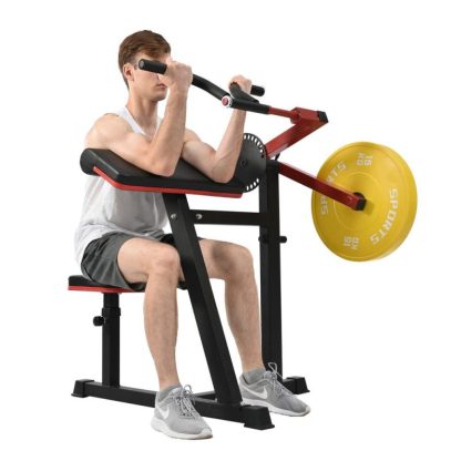 Home Gyms |  Bicep Tricep Curl Machine with Adjustable Seat, Bicep Curls and Tricep Extension Machine Home Gym Home Gyms Home Gyms