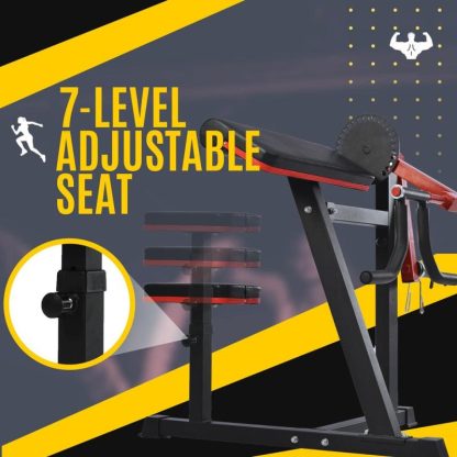 Home Gyms |  Bicep Tricep Curl Machine with Adjustable Seat, Bicep Curls and Tricep Extension Machine Home Gym Home Gyms Home Gyms