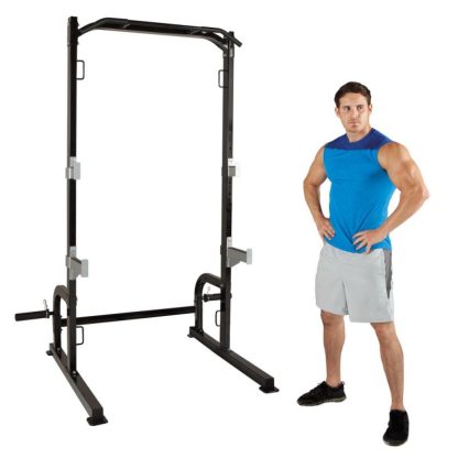 Home Gyms |  Black Metal Half Cage Exercise Set Home Gyms Home Gyms