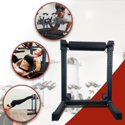 Home Gyms |  Bulgarian Split Squat Stand,Single Leg Squat Stand,11 Adjustable Roller Heights & Comfortable Padding for Squats,Stretching Home Gyms Home Gyms