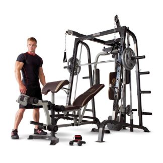 Home Gyms |  Diamond Elite Smith Cage Gym Home Gyms Black