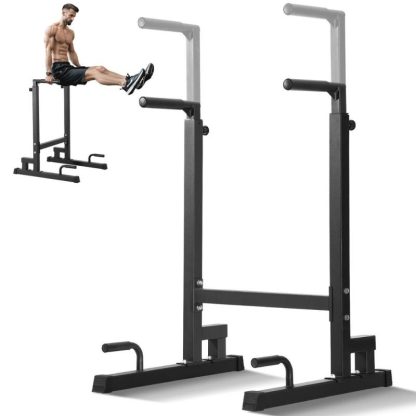 Home Gyms |  Dip Bar Fitness Workout Dip Bar Station Stabilizer Parallette Push Up Stand, Parallel Bars for Strength Training Home Gym Home Gyms Home Gyms