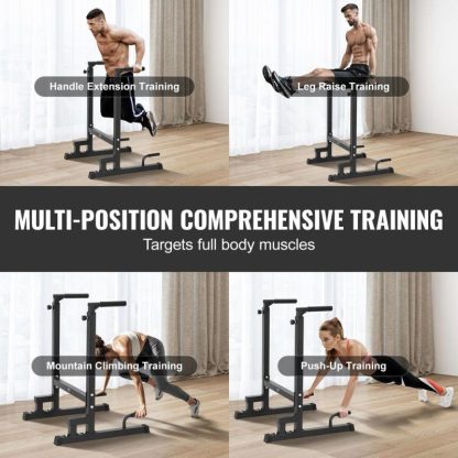 Home Gyms |  Dip Bar Fitness Workout Dip Bar Station Stabilizer Parallette Push Up Stand, Parallel Bars for Strength Training Home Gym Home Gyms Home Gyms