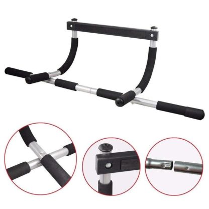 Home Gyms |  Door Pull Up Bar Doorway Upper Body Workout Exercise Strength Fitness Equipment – 37.4 x 15.7 x 6.3 inches Home Gyms Home Gyms