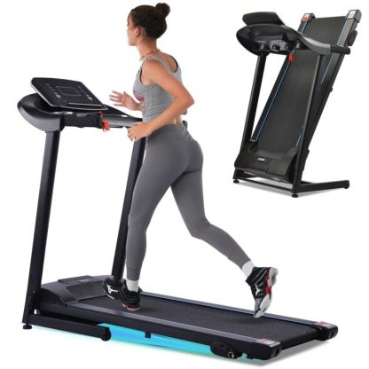 Home Gyms |  Electric Motorized Treadmill with Audio Speakers, Max. 10 MPH and Incline for Home Gym Home Gyms Home Gyms