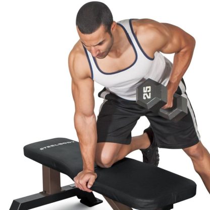 Home Gyms |  Flat Black Steel Weight Bench Home Gyms Home Gyms