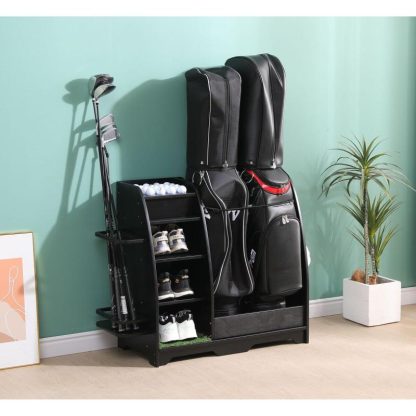 Home Gyms |  Freestanding Sports Rack Equipment Garage Organizer Golf Sport Storage Home Gyms Home Gyms