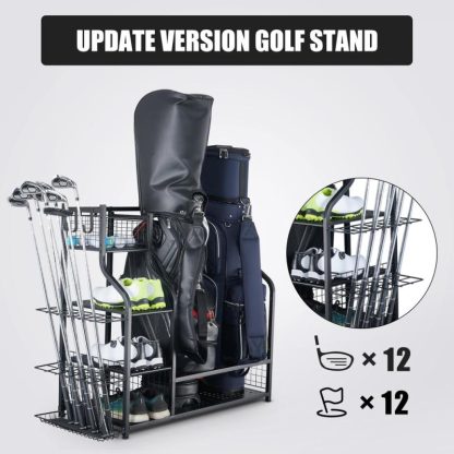 Home Gyms |  Freestanding Sports Rack Equipment Garage Organizer Golf Sport Storage Home Gyms Home Gyms