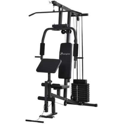 Home Gyms |  Home Power Tower Multifunction Workout Rack with Poll-up Stand & Dip Station, Weight Stack Machine for Whole Body Home Gyms Home Gyms