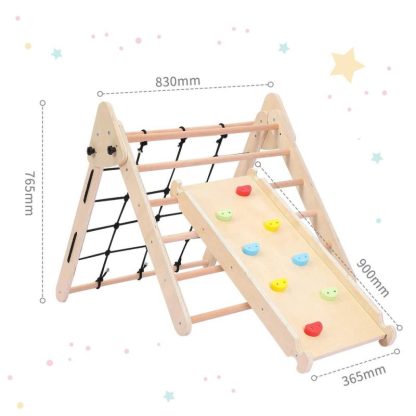 Home Gyms |  Kids Triangle Folding Climbing & Sliding,Colorful Home Gyms Home Gyms