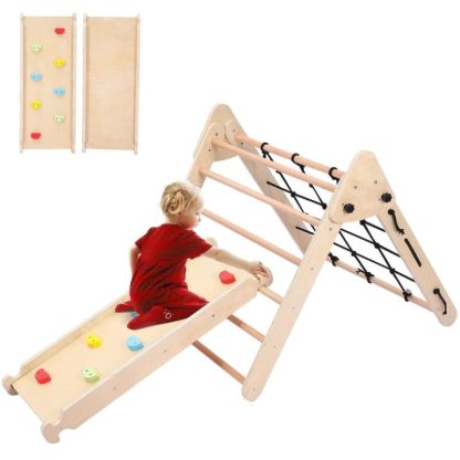 Home Gyms |  Kids Triangle Folding Climbing & Sliding,Colorful Home Gyms Home Gyms