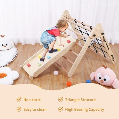 Home Gyms |  Kids Triangle Folding Climbing & Sliding,Colorful Home Gyms Home Gyms