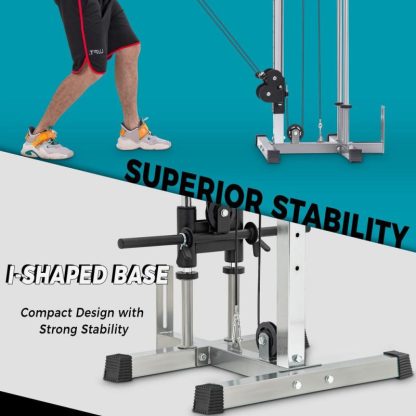 Home Gyms |  Lat Pulldown Machine Home Gym Fitness Silver Home Gyms Home Gyms