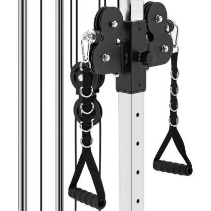 Home Gyms |  Lat Pulldown Machine Home Gym Fitness Silver Home Gyms Home Gyms